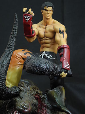 Tekken Tag Tournament – Jin Kazama & True Ogre Statue von EPOCH