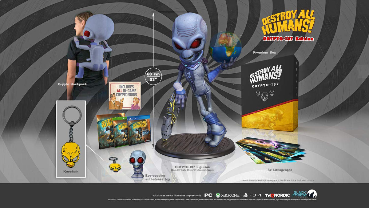 Destroy all Humans Crypto 137 Collectors Edition - PS4