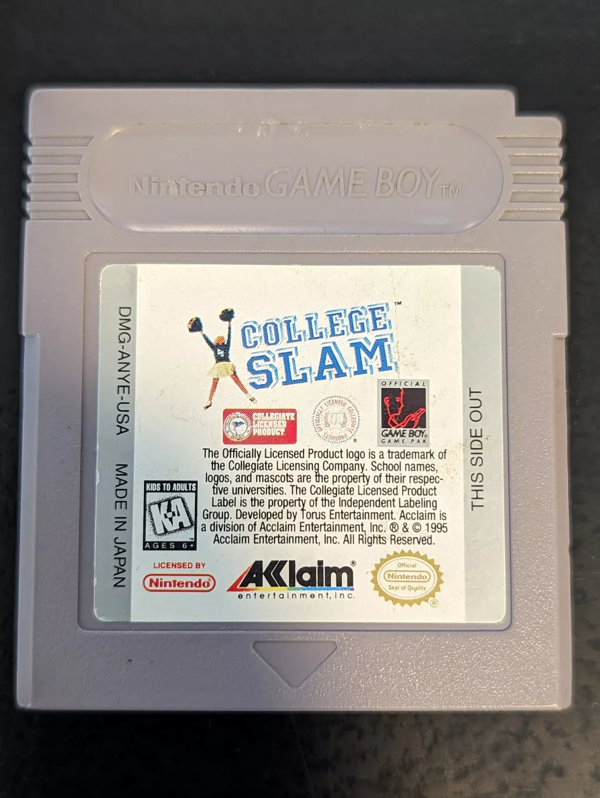 College Slam - Nintendo Gameboy
