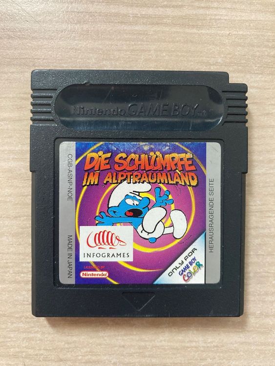 Die Schlümpfe im Alptaumland - Nintendo Gameboy