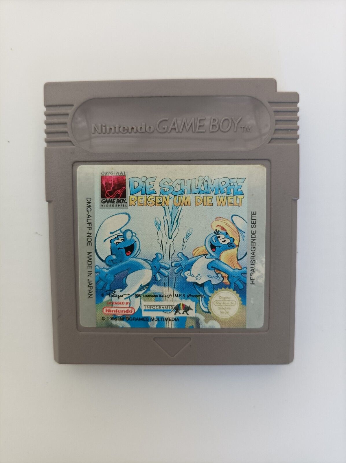 Les Schtroumpfs Autor du Monde - Nintendo Gameboy