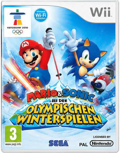 Mario & Sonic Olympic Winter Games - WII
