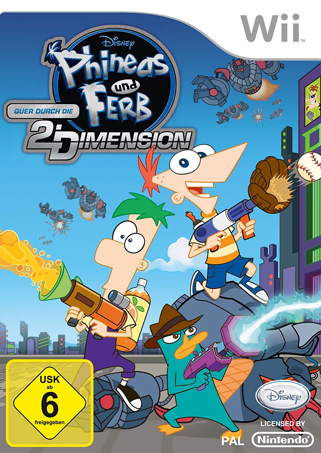 Phineas und Ferb: Quer durch die zweite Dimension - WII