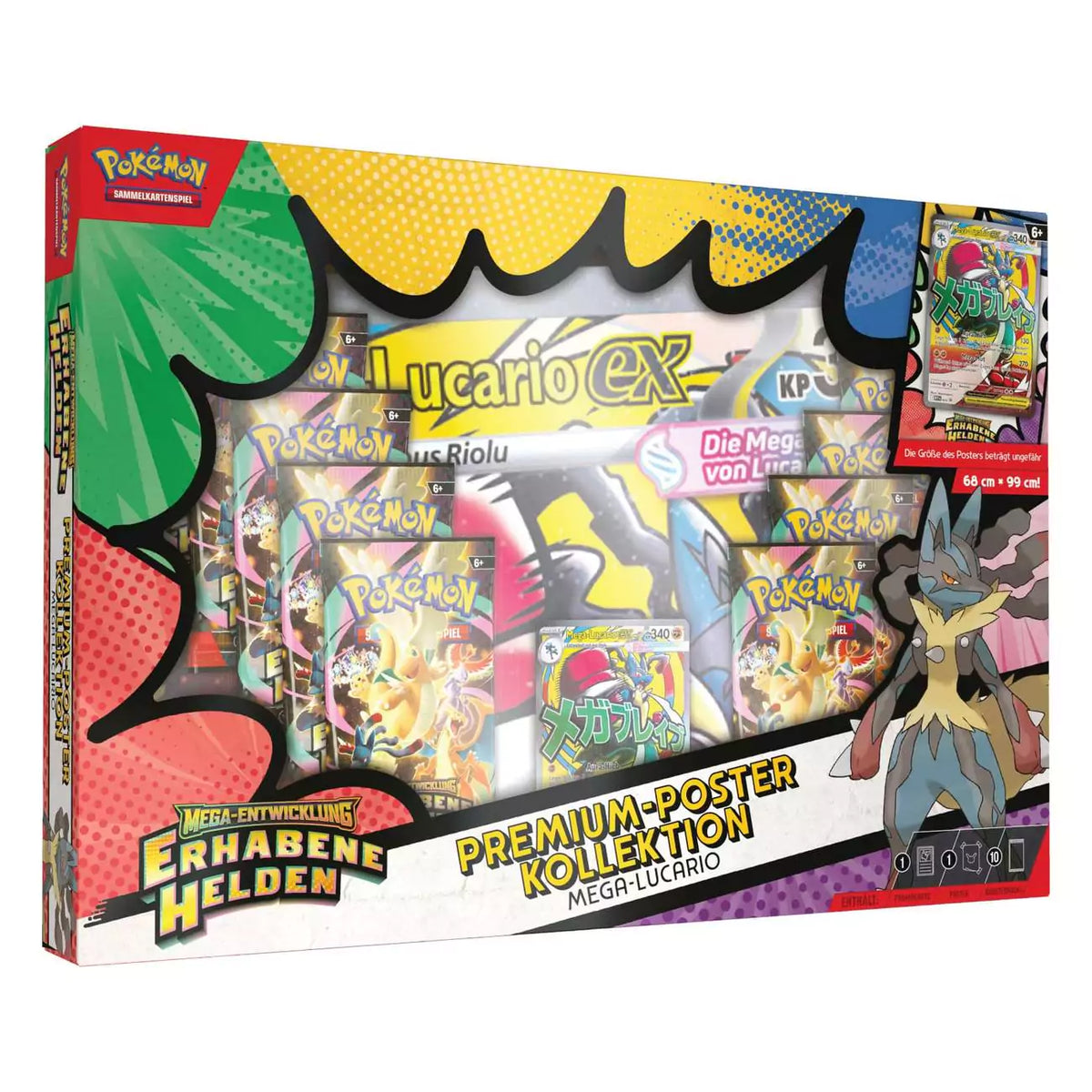 Erhabene Helden Premium Poster Kollektion Mega Lucario