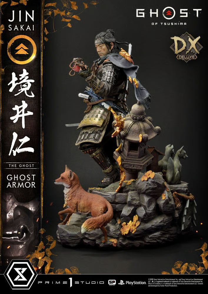 Prime 1 Studio Ghost of Tsushima Jin Sekai Figur Deluxe