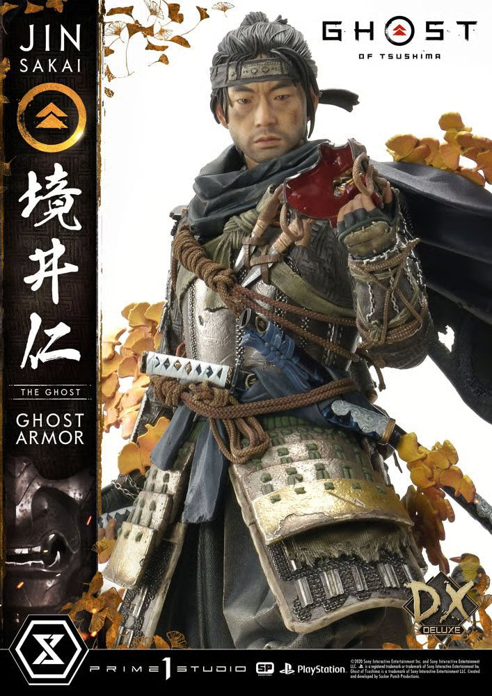 Prime 1 Studio Ghost of Tsushima Jin Sekai Figur Deluxe