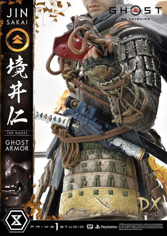 Prime 1 Studio Ghost of Tsushima Jin Sekai Figur Deluxe