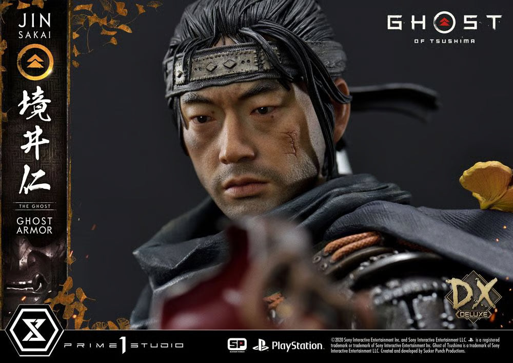 Prime 1 Studio Ghost of Tsushima Jin Sekai Figur Deluxe