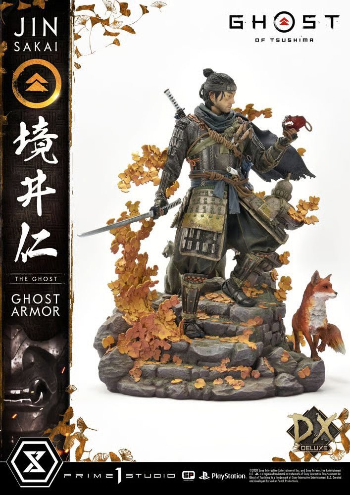 Prime 1 Studio Ghost of Tsushima Jin Sekai Figur Deluxe