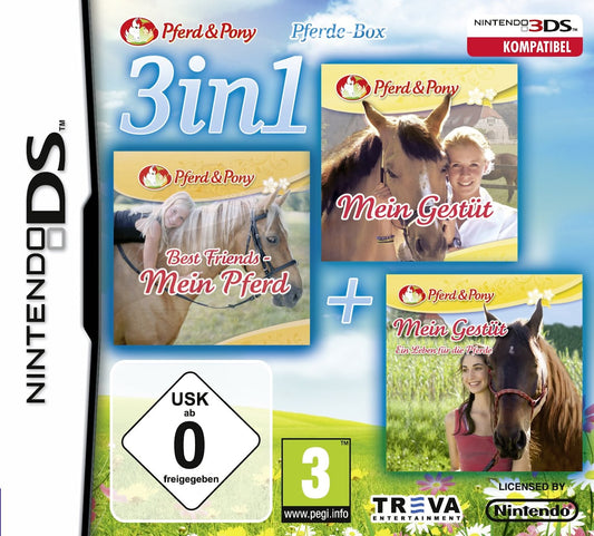 3 in 1- Mein Pferd + Mein Gestüt + Mein Gestüt - Ein Leben für die Pferde - DS