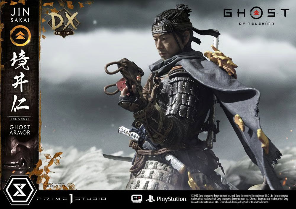 Prime 1 Studio Ghost of Tsushima Jin Sekai Figur Deluxe