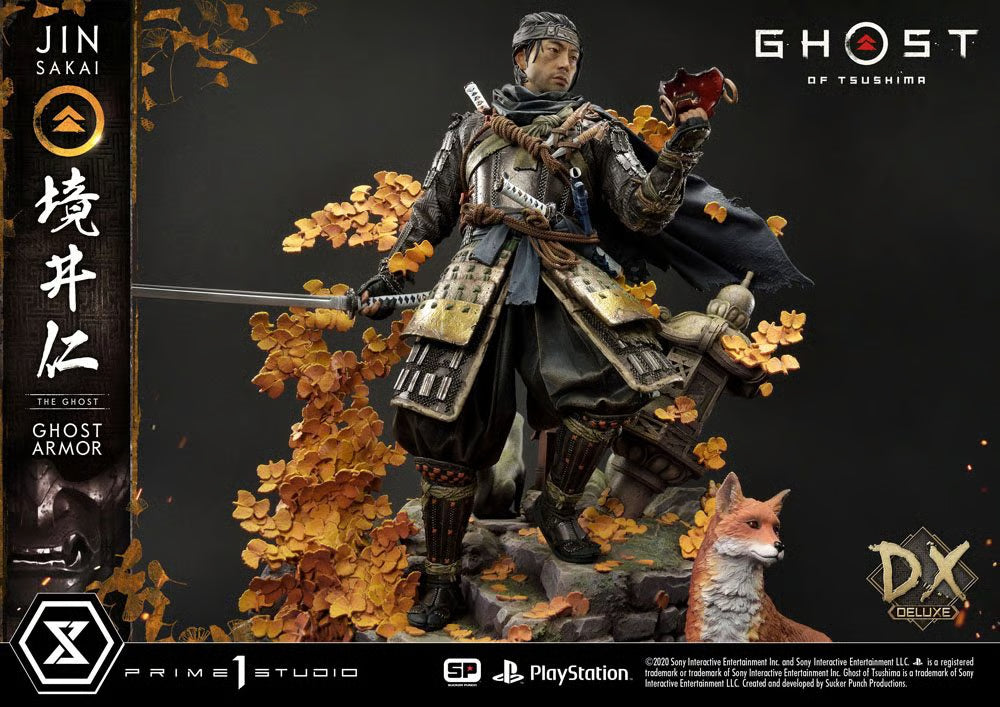 Prime 1 Studio Ghost of Tsushima Jin Sekai Figur Deluxe
