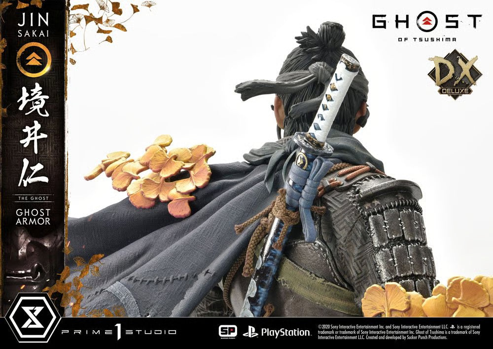 Prime 1 Studio Ghost of Tsushima Jin Sekai Figur Deluxe
