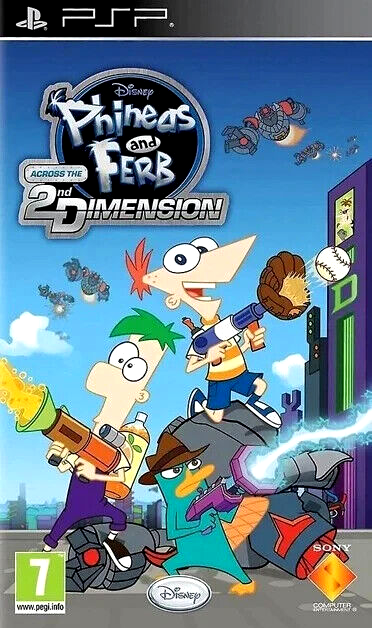Disney Phinieas and Ferb Across the 2nd Dimension - PSP