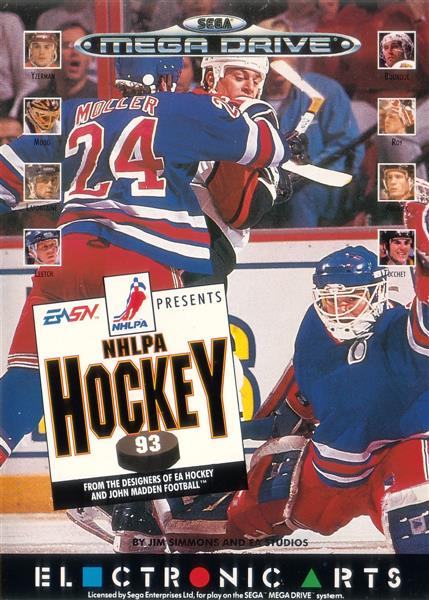 NHLPA Hockey 93 - Sega Mega Drive
