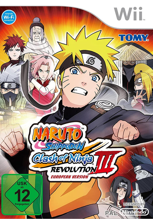 Naruto Shippuden Clash of Ninja Revolution 3 European Version - WII