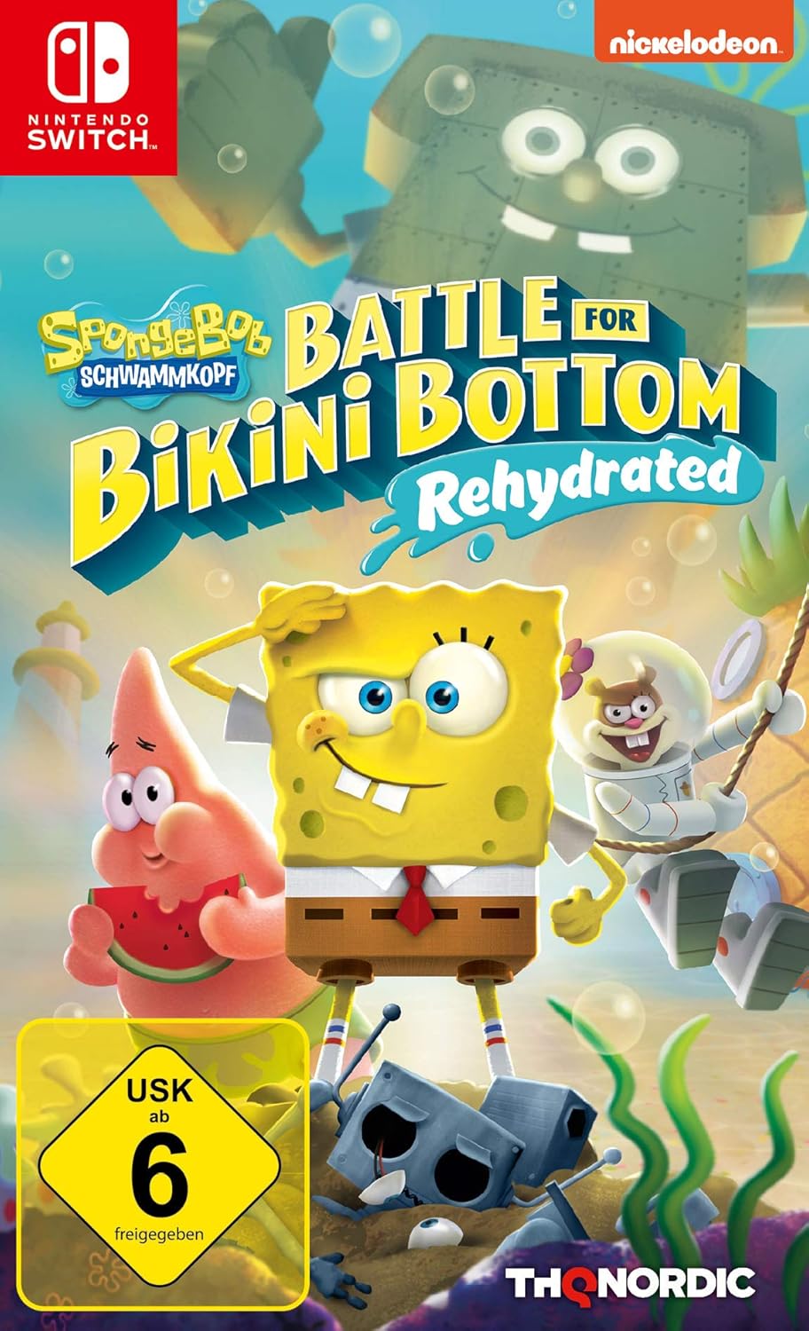 Spongebob Schwammkopf Battle for Bikini Bottom Rehydrated - Switch