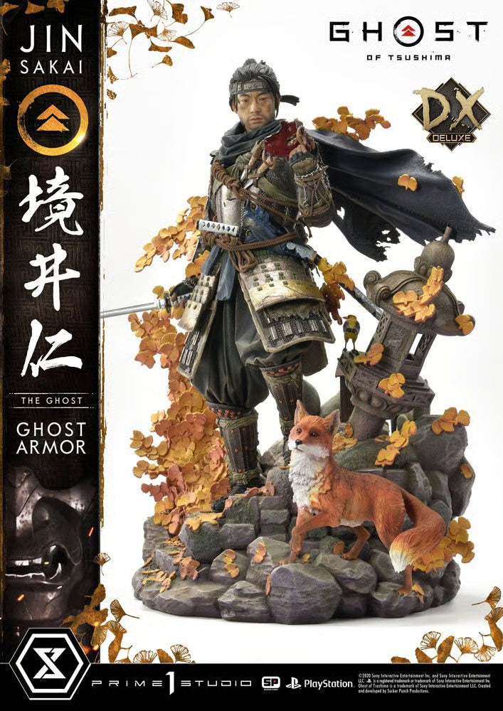 Prime 1 Studio Ghost of Tsushima Jin Sekai Figur Deluxe