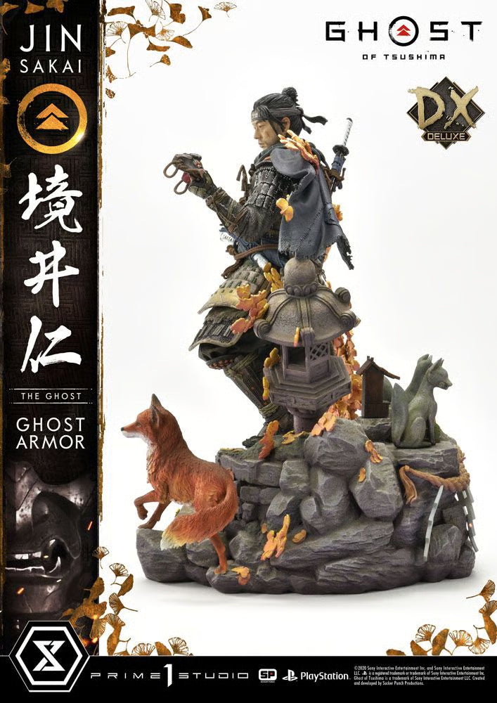 Prime 1 Studio Ghost of Tsushima Jin Sekai Figur Deluxe