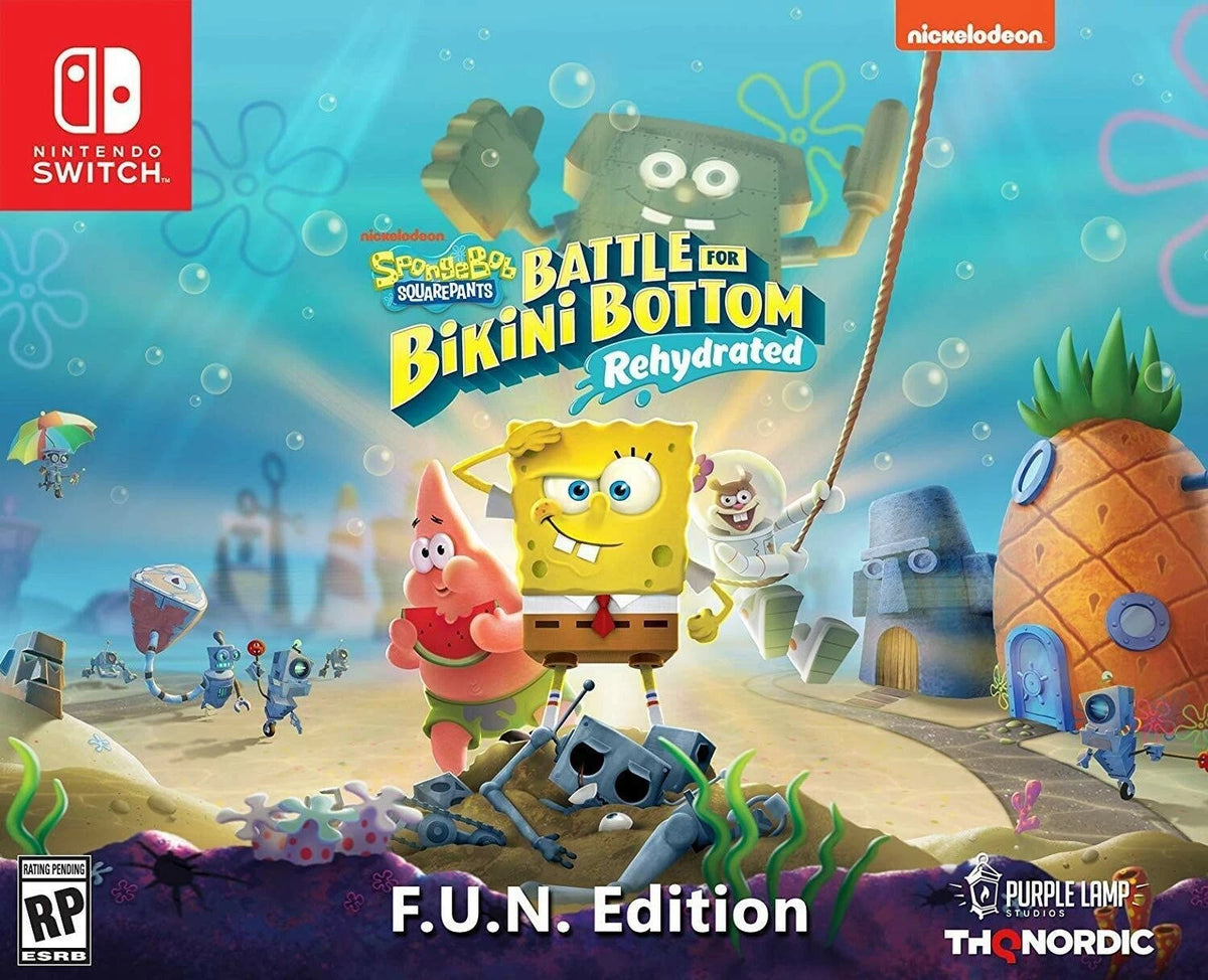 Spongebob Schwammkopf Battle For Bikinihose Rehydrated F.U.N. Edition - Nintendo Switch