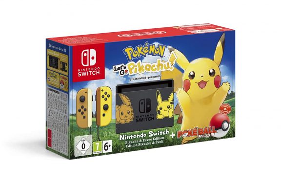 Nintendo Switch Pokemon Lets Go Pikachu